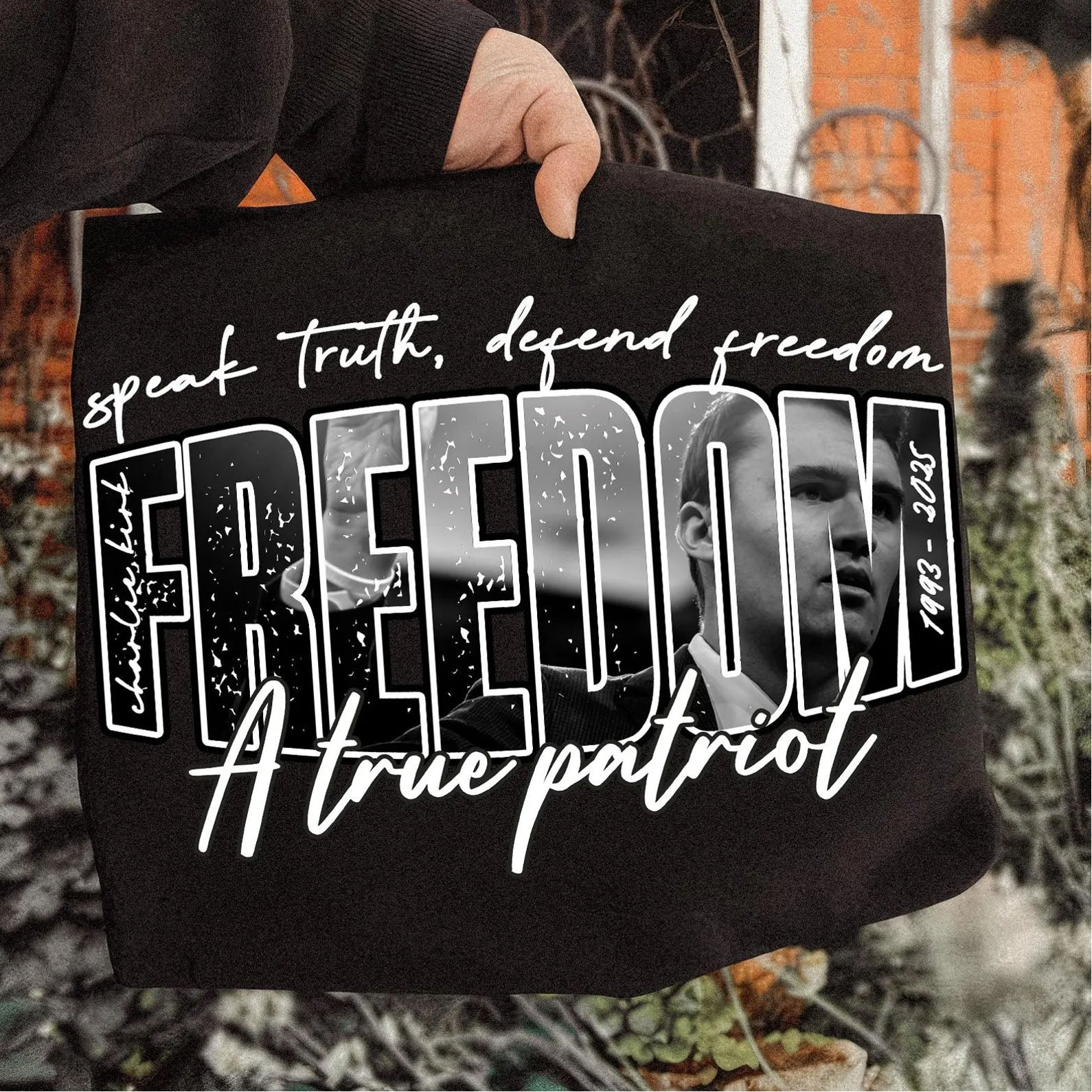 Charlie Kirk Merch Freedom Shirt Justice For Charlie Kirk T-Shirt Patriotic Gifts For Him Charlie Kirk Merch Freedom Shirt Justice For Charlie Kirk T-Shirt Patriotic Gifts For Him