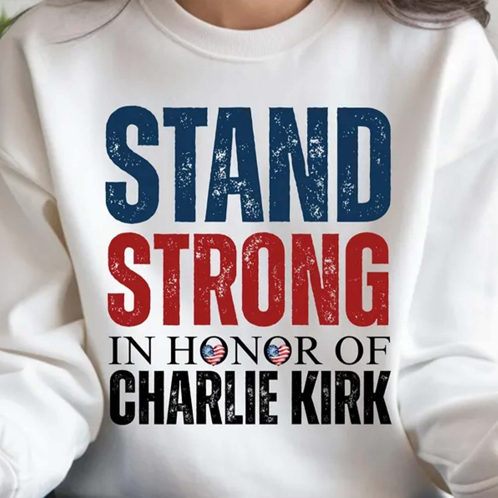 Charlie Kirk Merch Freedom Sweatshirt In Honor Of Charlie Kirk Memorial Sweatshirt Charlie Kirk Merch Freedom Sweatshirt In Honor Of Charlie Kirk Memorial Sweatshirt