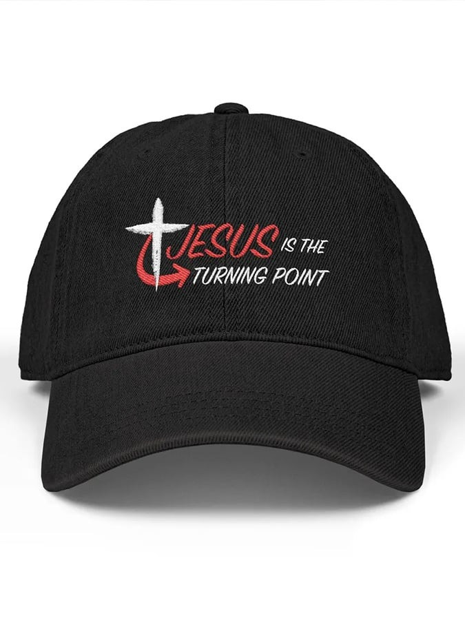Charlie Kirk Merch Jesus Is The Turning Point Hat Embroidered TPUSA Merch Charlie Kirk Hat Charlie Kirk Merch Jesus Is The Turning Point Hat Embroidered TPUSA Merch Charlie Kirk Hat
