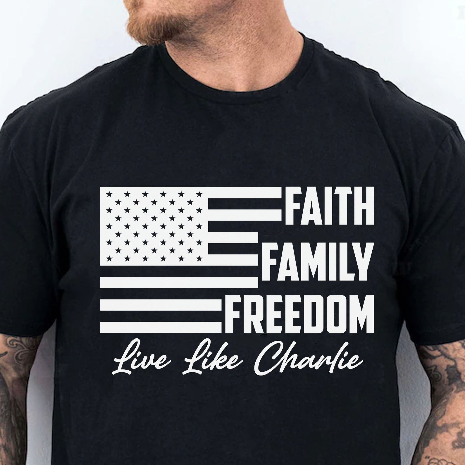 Charlie Kirk Merch Live Like Charlie Faith Family Freedom T-Shirt Charlie Kirk Memorial Shirt Charlie Kirk Merch Live Like Charlie Faith Family Freedom T-Shirt Charlie Kirk Memorial Shirt