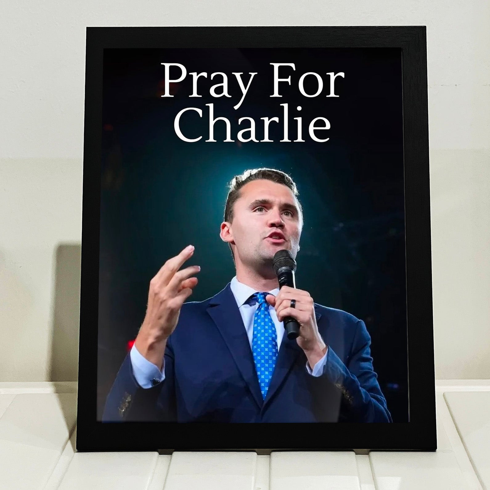 Charlie Kirk Merch Pray For Charlie Kirk Picture Poster Freedom Merch Gifts For Husband Charlie Kirk Merch Pray For Charlie Kirk Picture Poster Freedom Merch Gifts For Husband