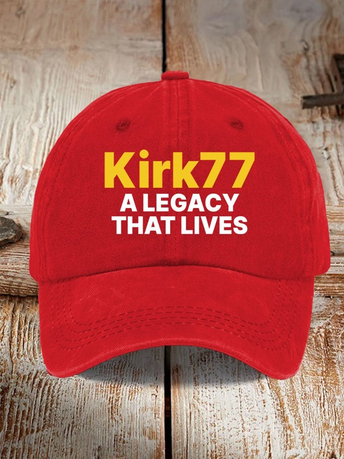 Charlie Kirk Merch Retro A Legacy That Lives Print Baseball Cap Gifts For Patriots Charlie Kirk Merch Retro A Legacy That Lives Print Baseball Cap Gifts For Patriots