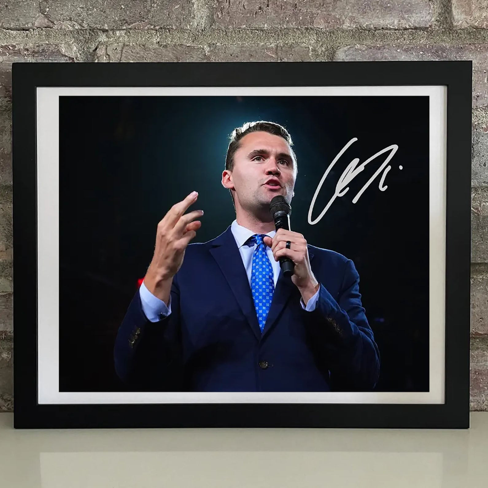 Charlie Kirk Merch RIP Charlie Kirk Autographed Signed Picture Poster Gifts For MAGA Supporters Charlie Kirk Merch RIP Charlie Kirk Autographed Signed Picture Poster Gifts For MAGA Supporters