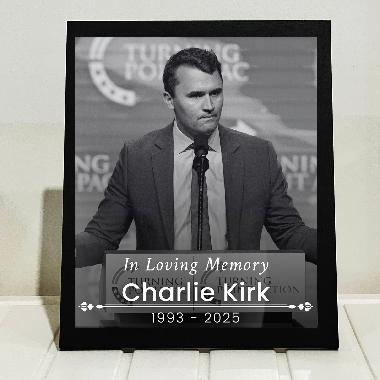Charlie Kirk Merch RIP Charlie Kirk Picture Poster Gifts For Trump Supporters Charlie Kirk Merch RIP Charlie Kirk Picture Poster Gifts For Trump Supporters