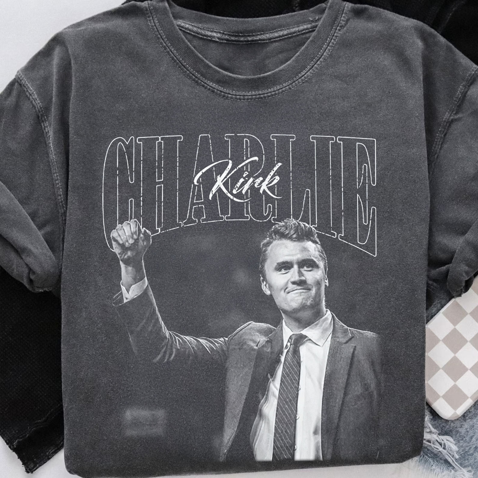 Charlie Kirk Merch RIP Charlie Kirk Shirt Patriotic T-Shirt Gifts For Father Charlie Kirk Merch RIP Charlie Kirk Shirt Patriotic T-Shirt Gifts For Father