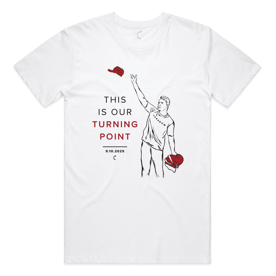 Charlie Kirk Merch This Is Our Turning Point Shirt TPUSA Merch Charlie Kirk Memorial T-Shirt Charlie Kirk Merch This Is Our Turning Point Shirt TPUSA Merch Charlie Kirk Memorial T-Shirt