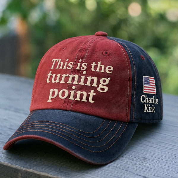 Charlie Kirk Merch This Is The Turning Point Hat Embroidered Charlie Kirk Hat Gifts For Patriot Charlie Kirk Merch This Is The Turning Point Hat Embroidered Charlie Kirk Hat Gifts For Patriot