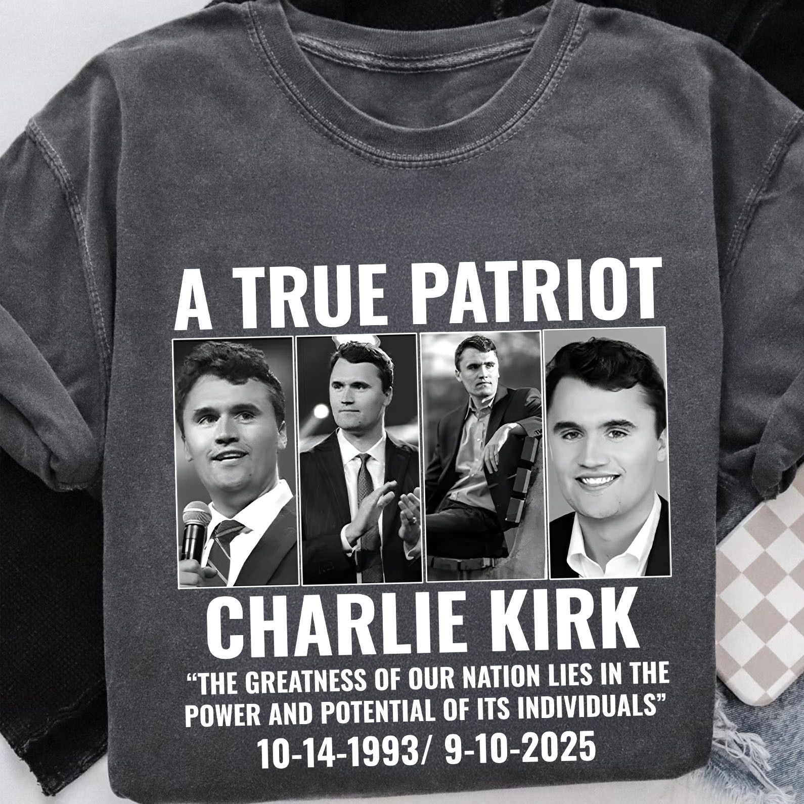 Charlie Kirk Merch True Patriot Charlie Kirk Shirt Republican T-Shirt Freedom Merch Gifts Charlie Kirk Merch True Patriot Charlie Kirk Shirt Republican T-Shirt Freedom Merch Gifts