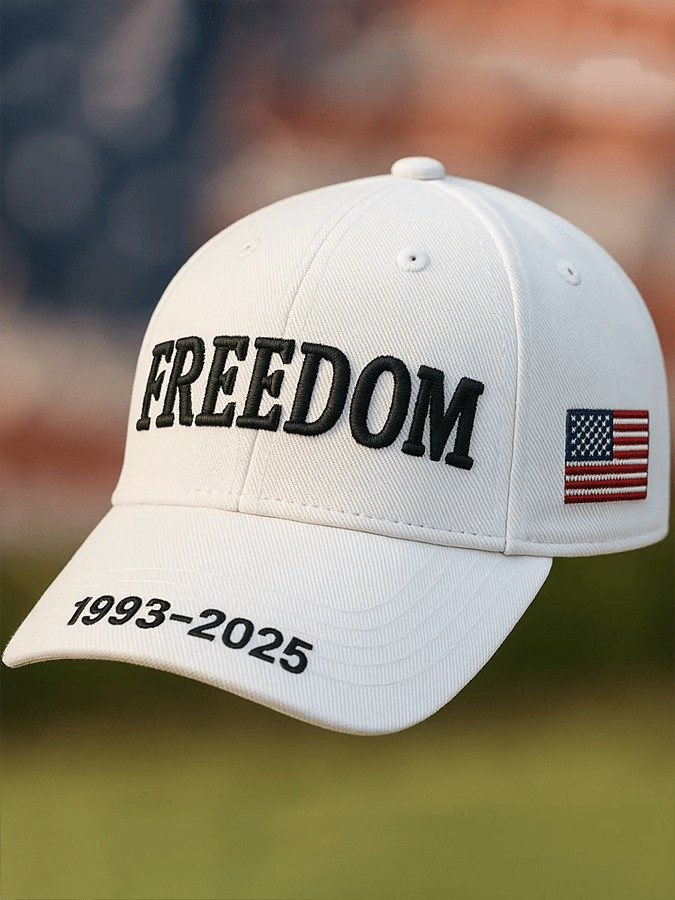 Charlie Kirk Merch Unisex Freedom American Flag Print Baseball Cap Gifts For Patriots Charlie Kirk Merch Unisex Freedom American Flag Print Baseball Cap Gifts For Patriots