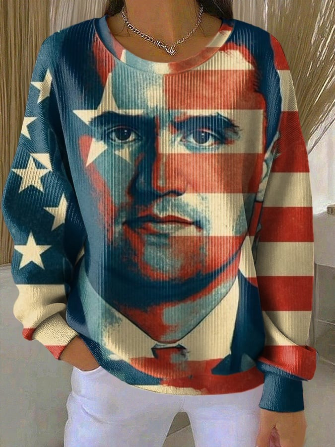 Charlie Kirk Merch USA Flag Freedom Sweatshirt A True Patriot Charlie Kirk Sweatshirt Gifts Charlie Kirk Merch USA Flag Freedom Sweatshirt A True Patriot Charlie Kirk Sweatshirt Gifts