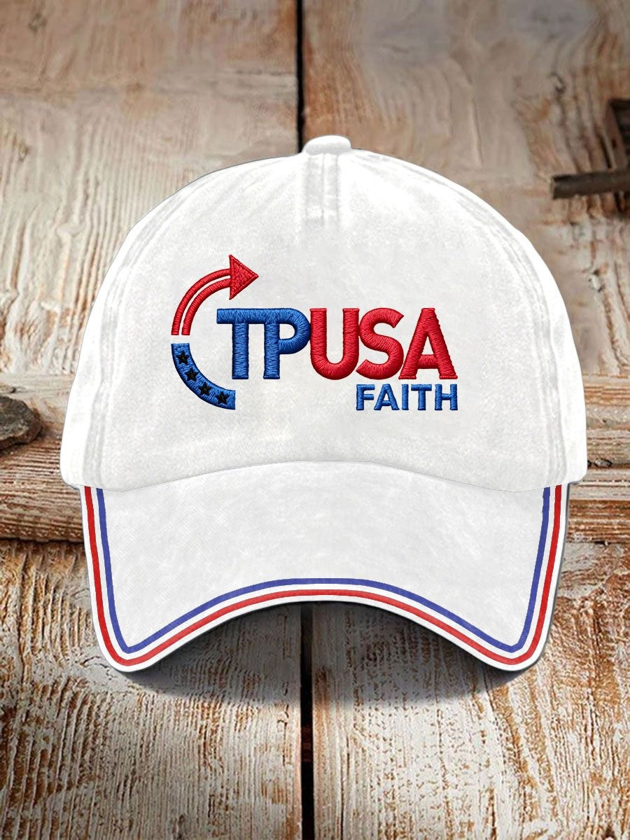 Charlie Kirk Merch Vintage Turning Point USA Faith Print Hat Gifts For Patriots Charlie Kirk Merch Vintage Turning Point USA Faith Print Hat Gifts For Patriots