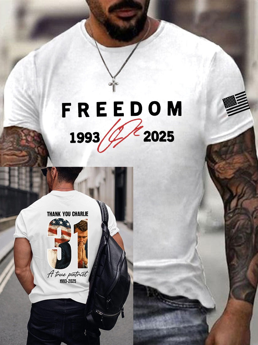 Charlie Kirk Merch White Charlie Kirk Shirt Freedom Is Not Free RIP Charlie Kirk Apparel Charlie Kirk Merch White Charlie Kirk Shirt Freedom Is Not Free RIP Charlie Kirk Apparel