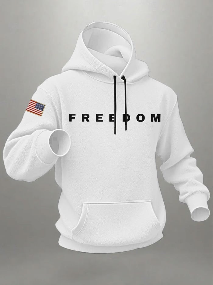 Charlie Kirk Merch White Freedom Hoodie Charlie Kirk Apparel Gifts For MAGA Supporters Charlie Kirk Merch White Freedom Hoodie Charlie Kirk Apparel Gifts For MAGA Supporters