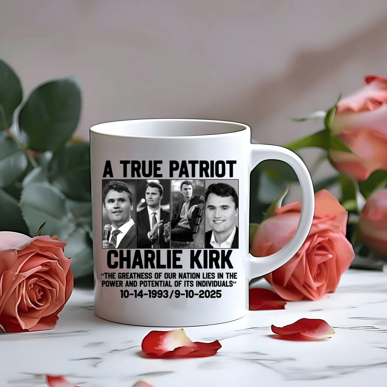Charlie Kirk Mug RIP Charlie Kirk Merchandise A True Patriot Mug Patriotic Gifts Charlie Kirk Mug RIP Charlie Kirk Merchandise A True Patriot Mug Patriotic Gifts