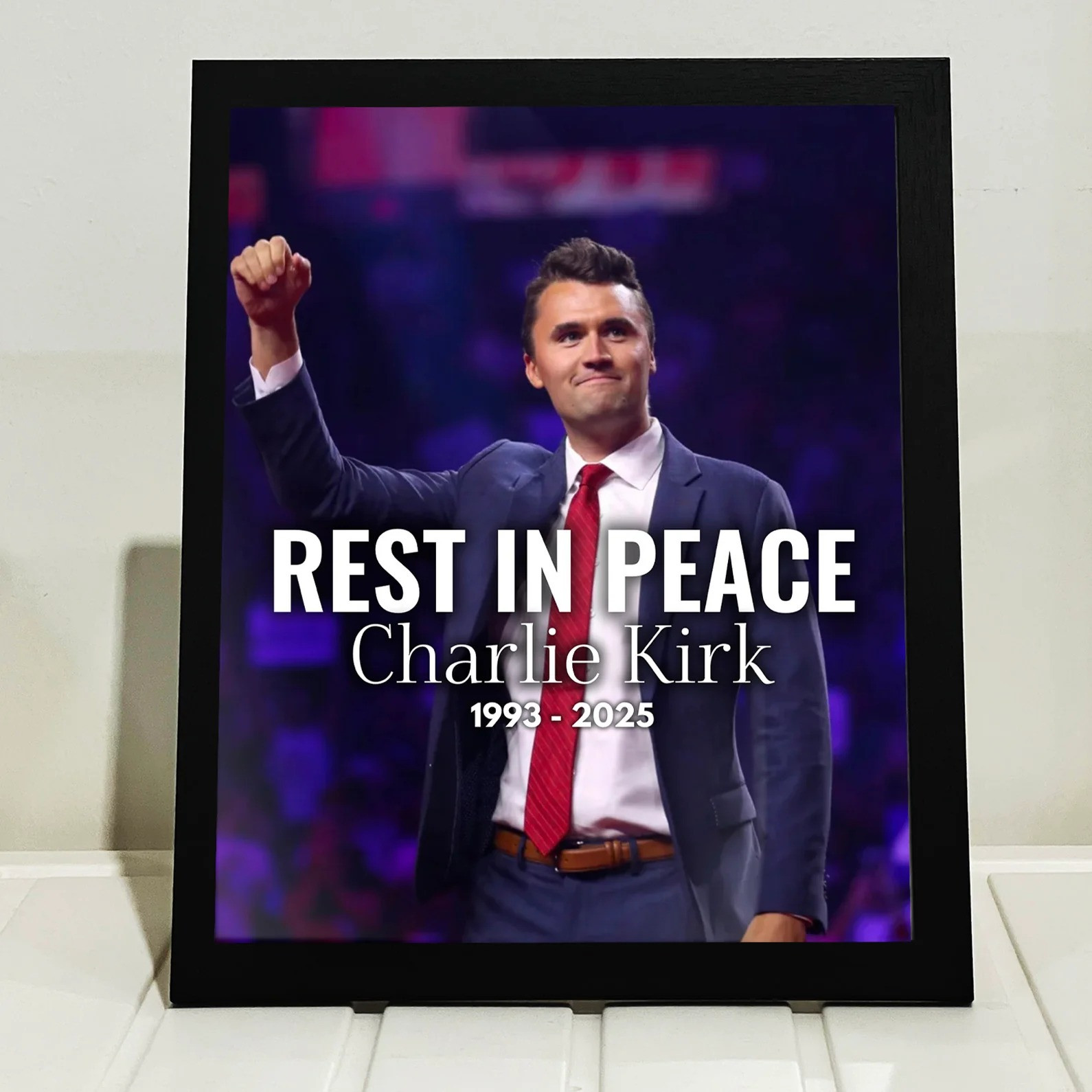 Charlie Kirk Picture Poster Rest In Peace Charlie Kirk Merch Gifts For Trump Fan Charlie Kirk Picture Poster Rest In Peace Charlie Kirk Merch Gifts For Trump Fan