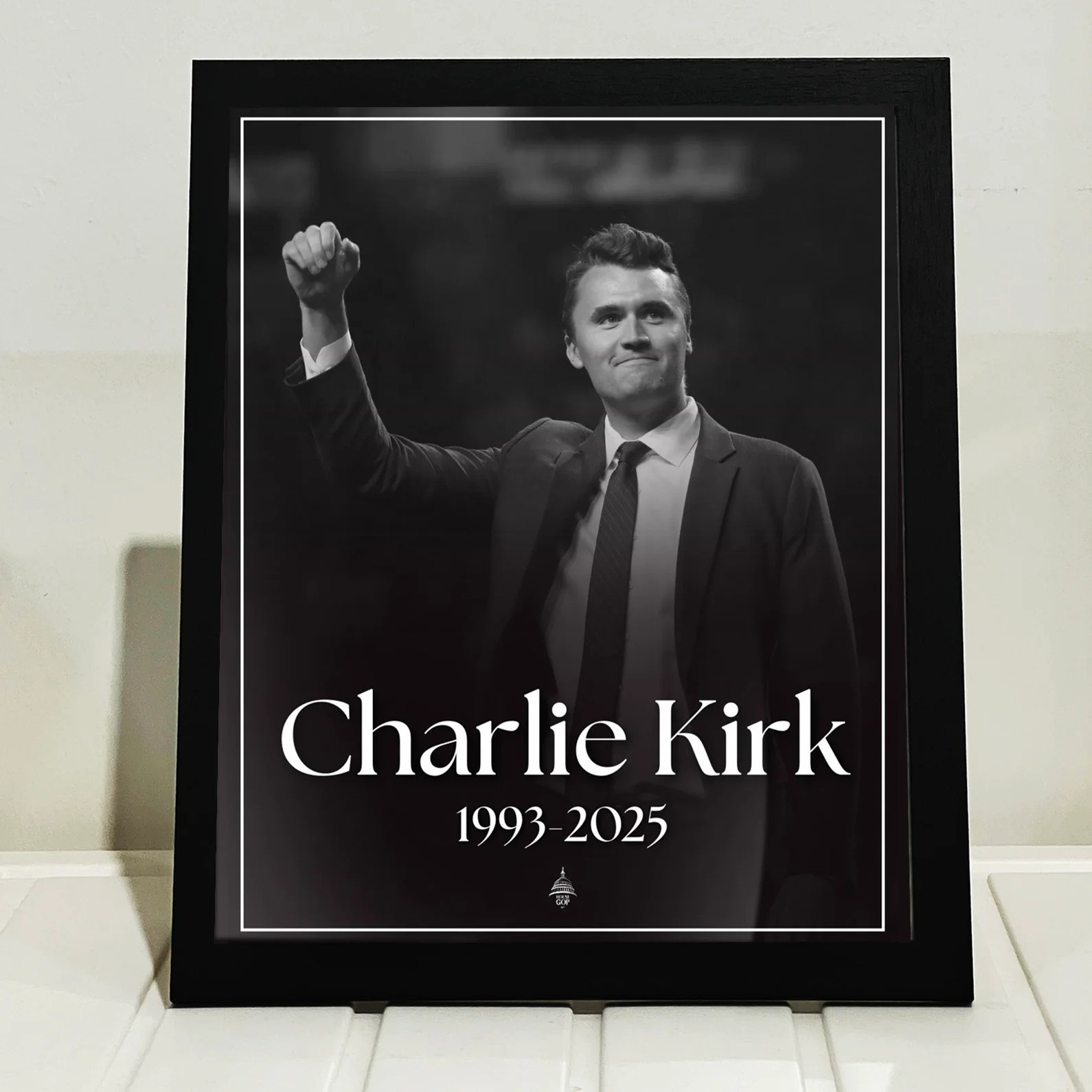 Charlie Kirk Picture Poster RIP Charlie Kirk Merch Gifts For Trump Supporters Charlie Kirk Picture Poster RIP Charlie Kirk Merch Gifts For Trump Supporters