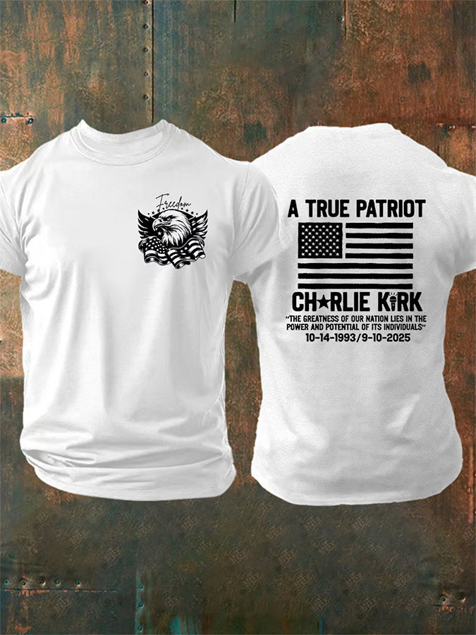 Charlie Kirk Shirt A True Patriot Apparel Charlie Kirk Shooters Shirt Gifts For Husband Charlie Kirk Shirt A True Patriot Apparel Charlie Kirk Shooters Shirt Gifts For Husband