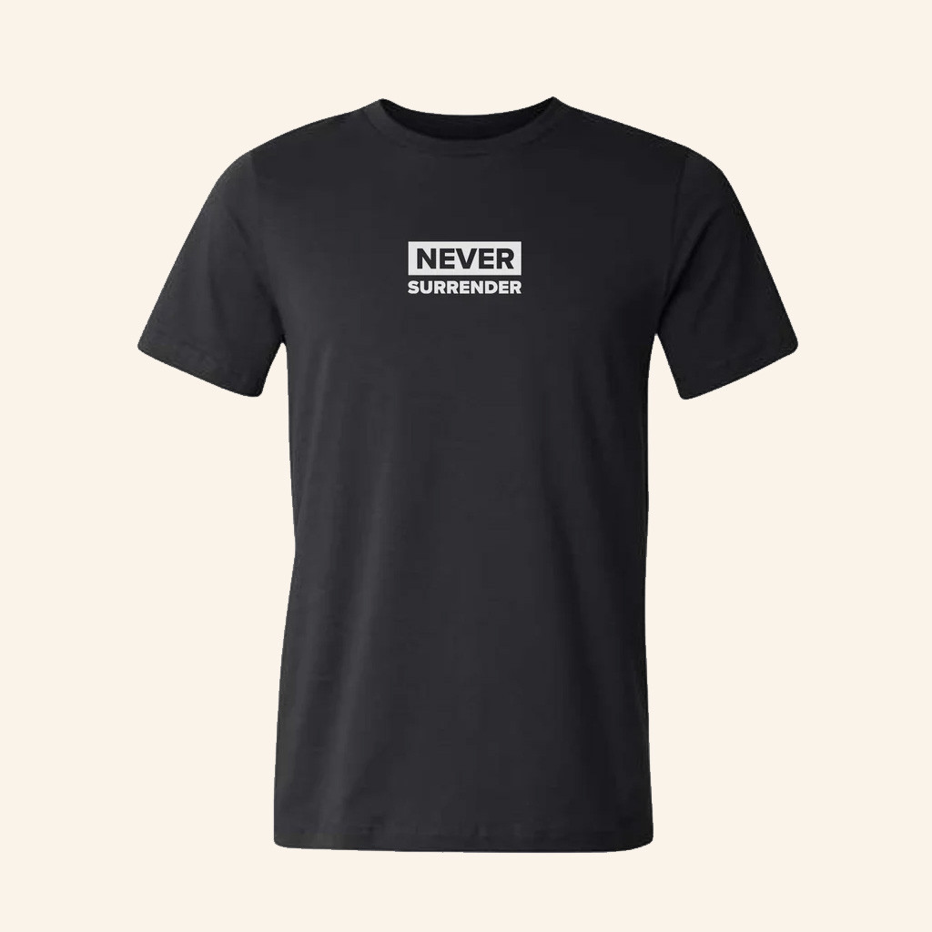 Charlie Kirk Shirt Black Never Surrender T-Shirt Charlie Kirk Merch Patriotic Clothing Dad Gifts Charlie Kirk Shirt Black Never Surrender T-Shirt Charlie Kirk Merch Patriotic Clothing Dad Gifts