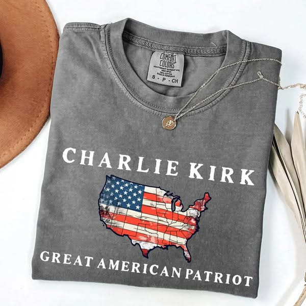 Charlie Kirk Shirt Great America Patriot Shirt Charlie Kirk Apparel Gifts For Mom Charlie Kirk Shirt Great America Patriot Shirt Charlie Kirk Apparel Gifts For Mom