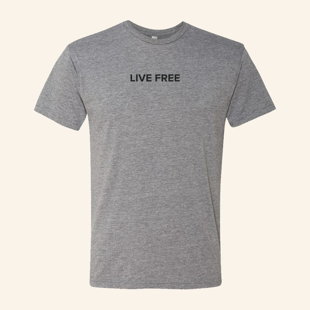 Charlie Kirk Shirt Grey Live Free T-Shirt Charlie Kirk Merch Trump 2025 Merchandise Dad Gifts Charlie Kirk Shirt Grey Live Free T-Shirt Charlie Kirk Merch Trump 2025 Merchandise Dad Gifts