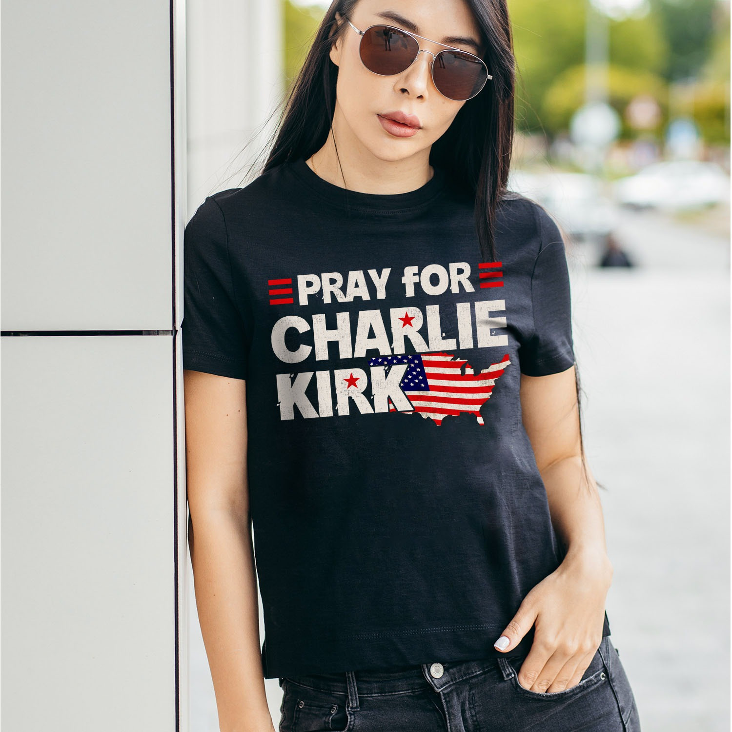 Charlie Kirk Shirt Pray For Charlie Kirk American Flag T-Shirt Justice For Charlie Merch Charlie Kirk Shirt Pray For Charlie Kirk American Flag T-Shirt Justice For Charlie Merch