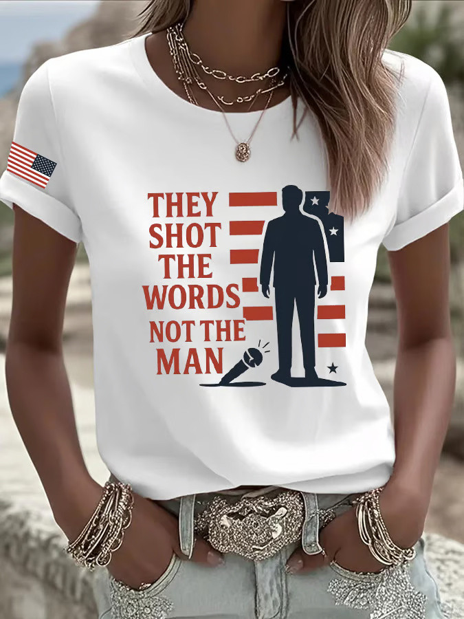 Charlie Kirk Shooters Shirt Freedom Shirt They Shot The Words Not The Man T-Shirt Charlie Kirk Shooters Shirt Freedom Shirt They Shot The Words Not The Man T-Shirt