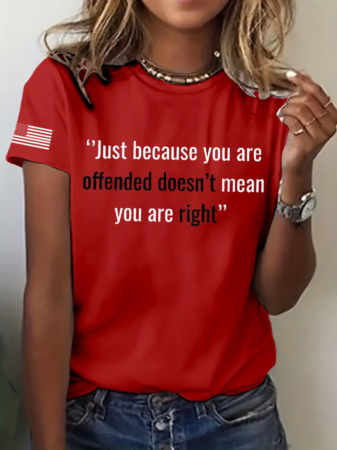 Charlie Kirk Shooters Shirt Just Because You Are Offended Doesn't Mean You Are Right Red Shirt Charlie Kirk Shooters Shirt Just Because You Are Offended Doesn't Mean You Are Right Red Shirt