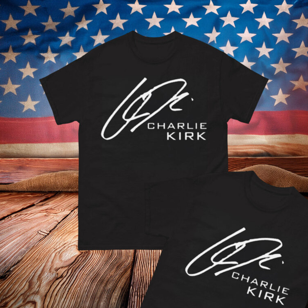 Charlie Kirk Signature T-Shirt Charlie Kirk Signature T-Shirt
