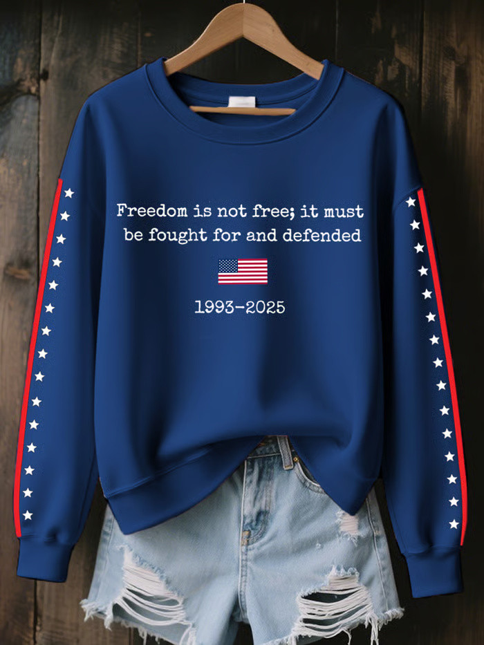 Charlie Kirk Sweatshirt Freedom Is Not Free Sweatshirt Gifts For Wife Charlie Kirk Sweatshirt Freedom Is Not Free Sweatshirt Gifts For Wife