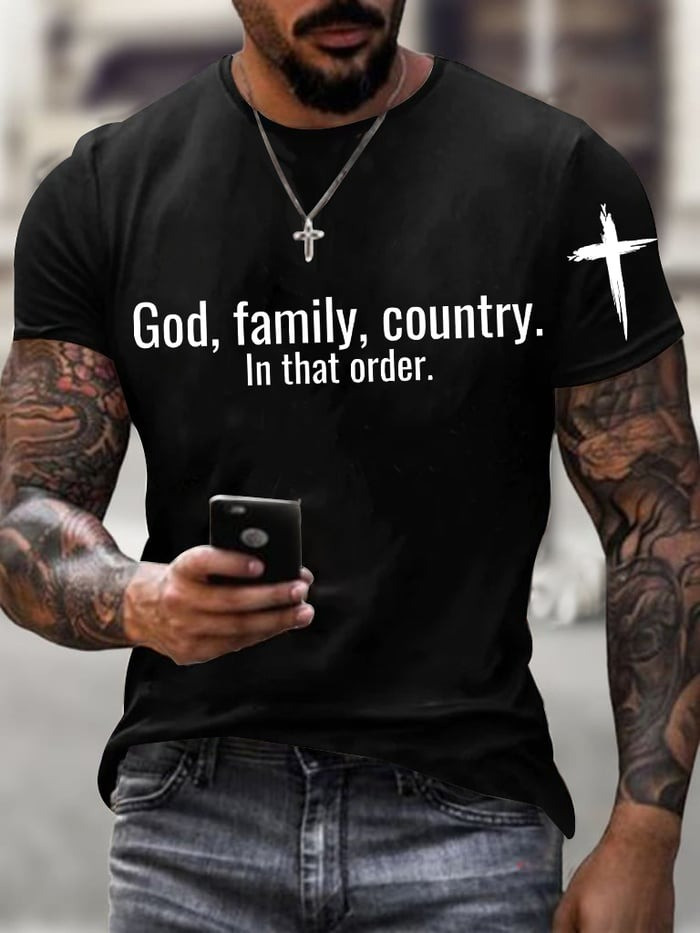 Charlie Kirk T-Shirt Freedom Shirt God Family Country In That Order T-Shirt Charlie Kirk Store Charlie Kirk T-Shirt Freedom Shirt God Family Country In That Order T-Shirt Charlie Kirk Store