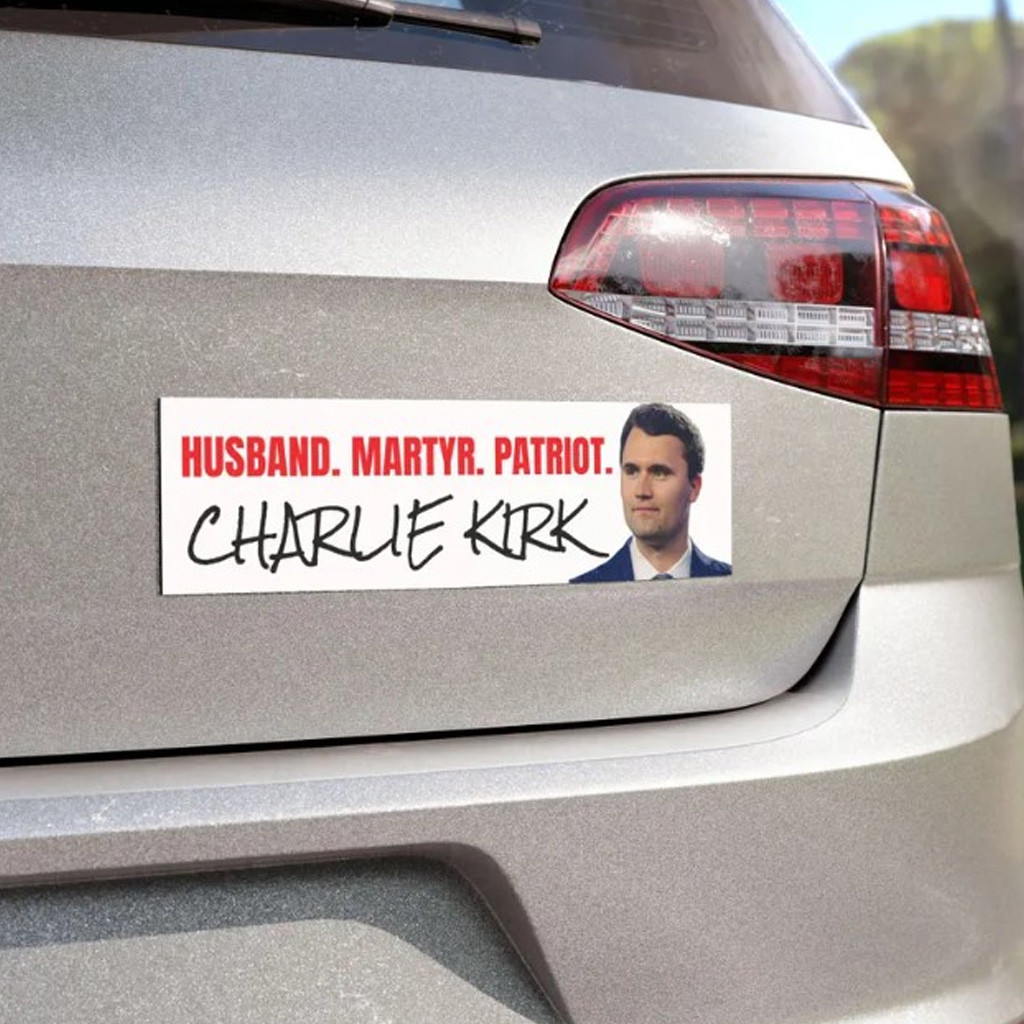 Charlie Kirk Tribute Car Magnet Charlie Kirk Tribute Car Magnet