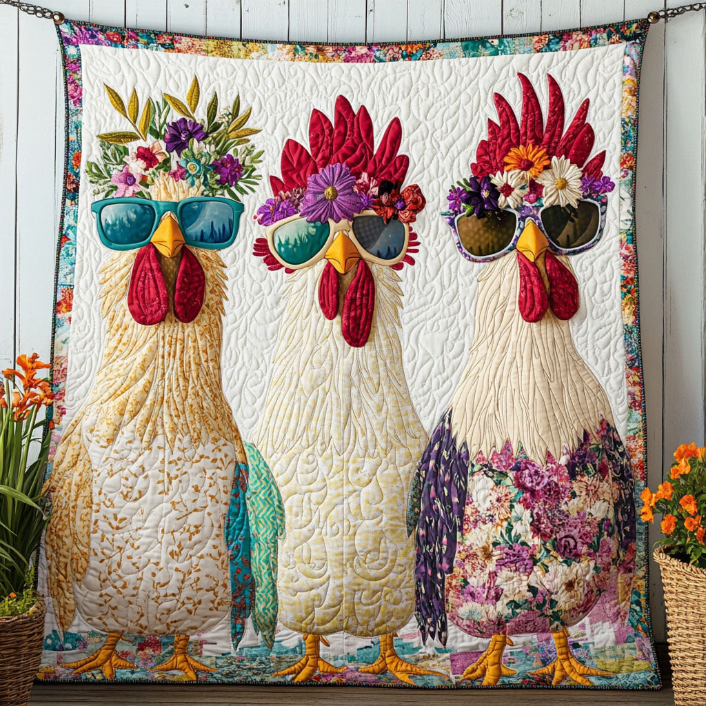 Chic Chick Queens Quilted Blanket Sofa Throw Blanket Gifts With Chickens On Them Chic Chick Queens Quilted Blanket Sofa Throw Blanket Gifts With Chickens On Them