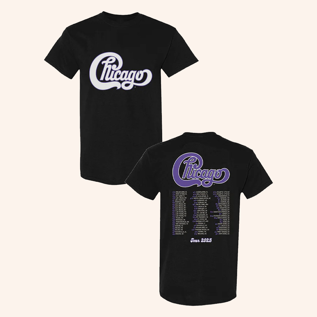 Chicago Merch Chicago Tour 2025 T-Shirt Gift Ideas For Music Lovers Chicago Merch Chicago Tour 2025 T-Shirt Gift Ideas For Music Lovers