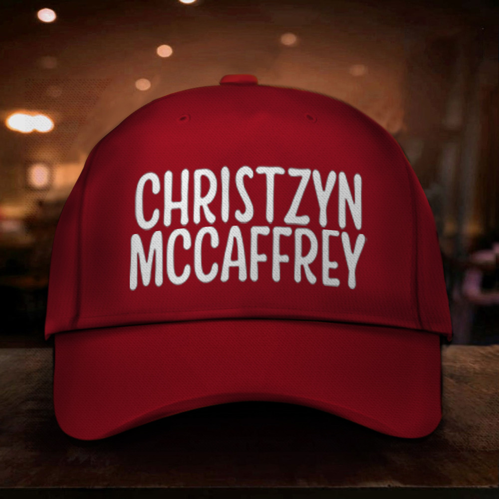 Christzyn Mccaffrey Hat Christzyn Mccaffrey Cap Gifts For Football Lovers Christzyn Mccaffrey Hat Christzyn Mccaffrey Cap Gifts For Football Lovers