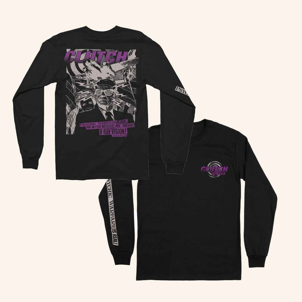 Clutch Merch Ronnie X Ray Vision Long Sleeve Shirt Music Lover Gifts For Him Clutch Merch Ronnie X Ray Vision Long Sleeve Shirt Music Lover Gifts For Him