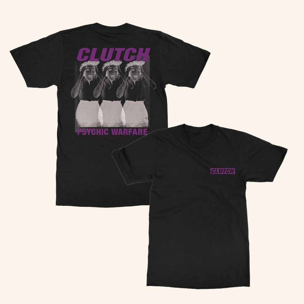 Clutch Merch Screaming Psychic Warfare T-Shirt Gift Ideas For Rock Music Lovers Clutch Merch Screaming Psychic Warfare T-Shirt Gift Ideas For Rock Music Lovers
