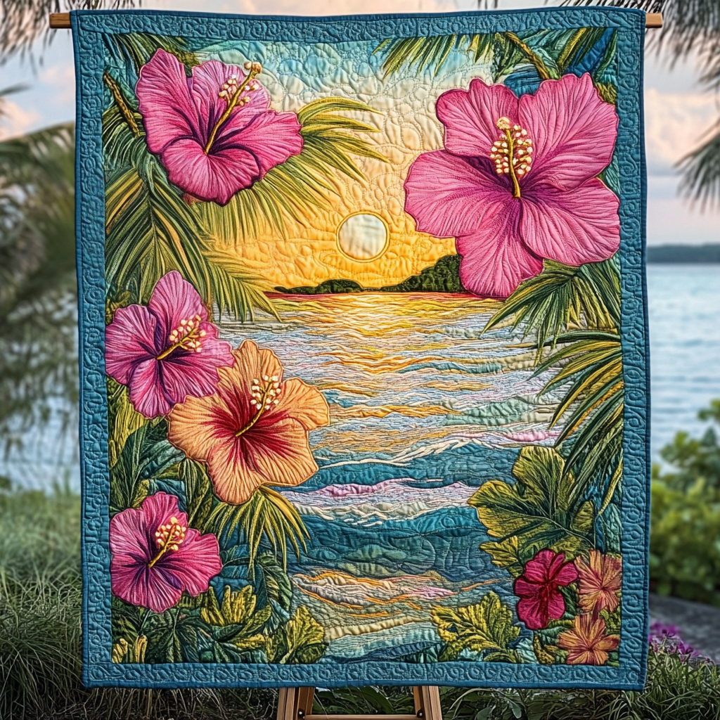 Coastal Dreams Quilted Blanket Sofa Throw Blanket Christmas Gifts For Beach Lovers