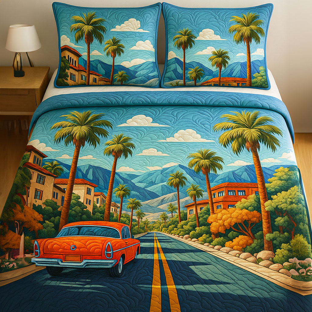 Coastal Drive Quilted Bedding Set Duvet Cover Bedspread Christmas Gifts From Brother To Sister Coastal Drive Quilted Bedding Set Duvet Cover Bedspread Christmas Gifts From Brother To Sister