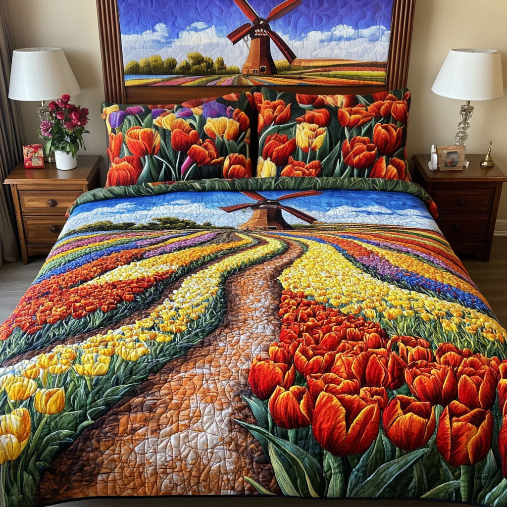 Colorful Pathway Quilted Bedding Set Duvet Cover Bedspread Great Gifts For A Farmer Colorful Pathway Quilted Bedding Set Duvet Cover Bedspread Great Gifts For A Farmer
