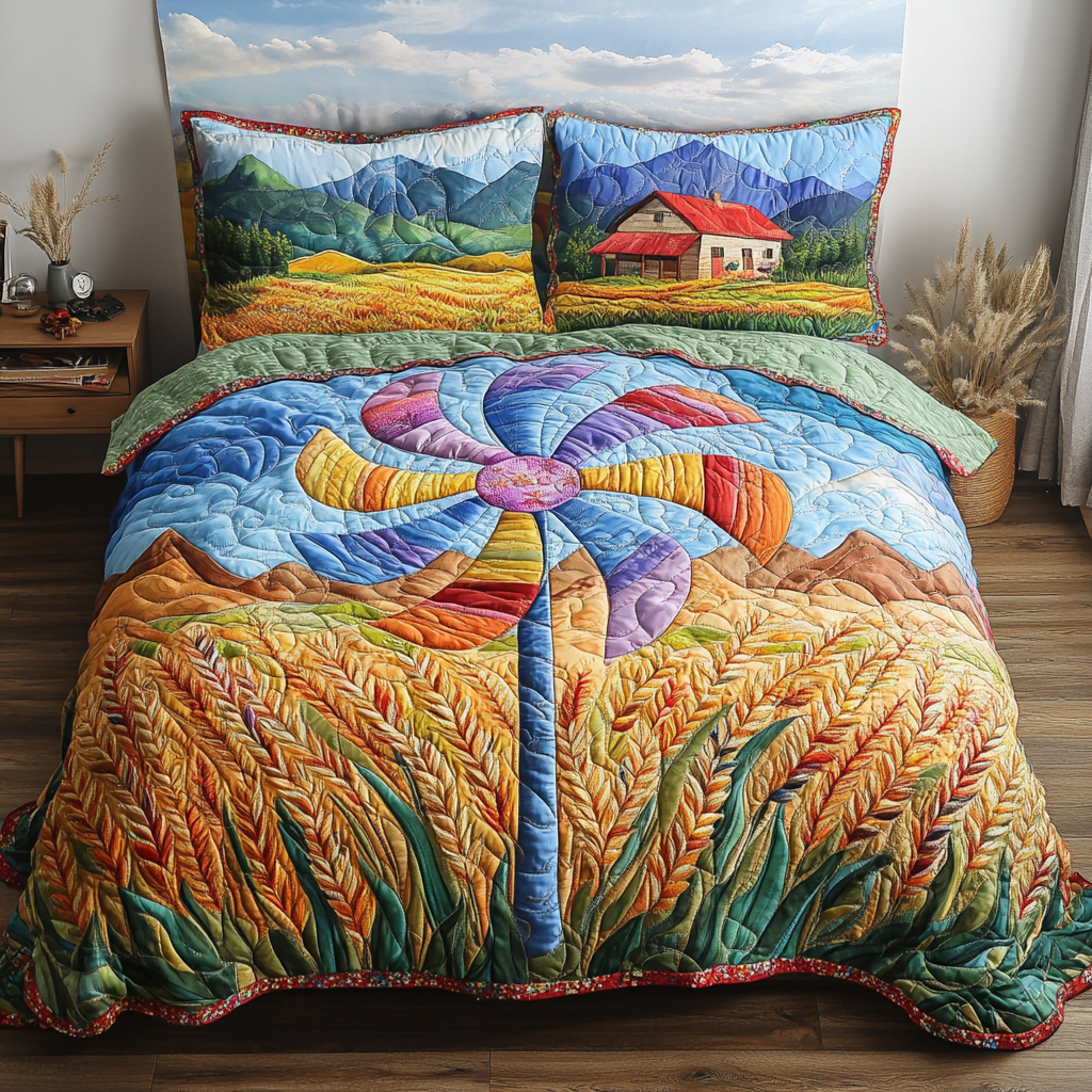 Colorful Pinwheel Quilted Bedding Set Duvet Cover Bedspreads Christmas Gift Ideas For Family Gift Exchange Colorful Pinwheel Quilted Bedding Set Duvet Cover Bedspreads Christmas Gift Ideas For Family Gift Exchange