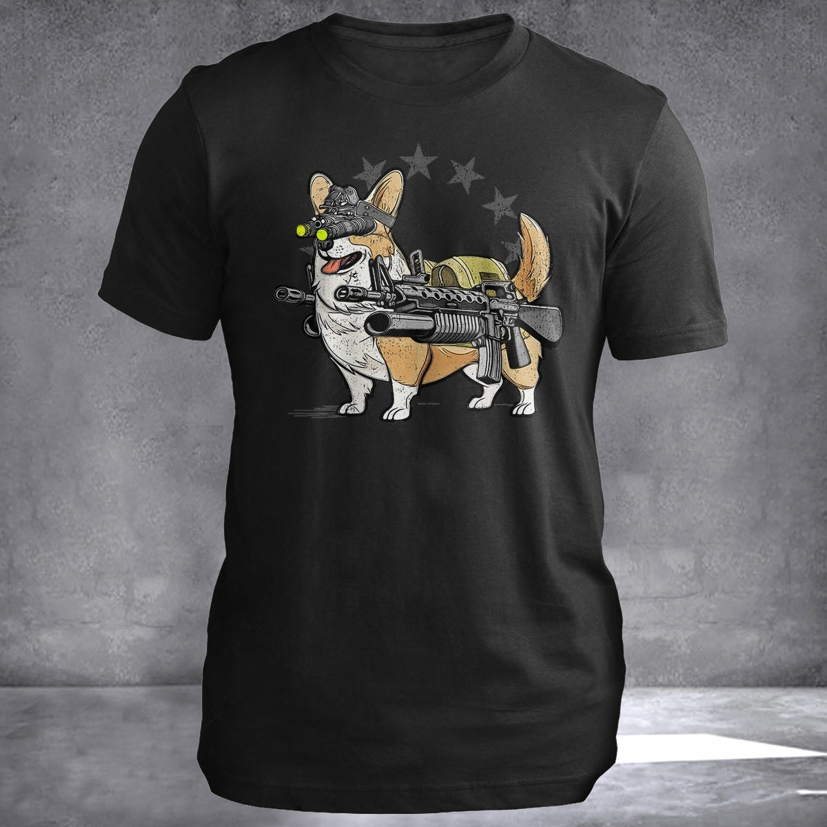 Combat Corgi T-Shirt Gifts For Gun Lovers Dads Combat Corgi T-Shirt Gifts For Gun Lovers Dads