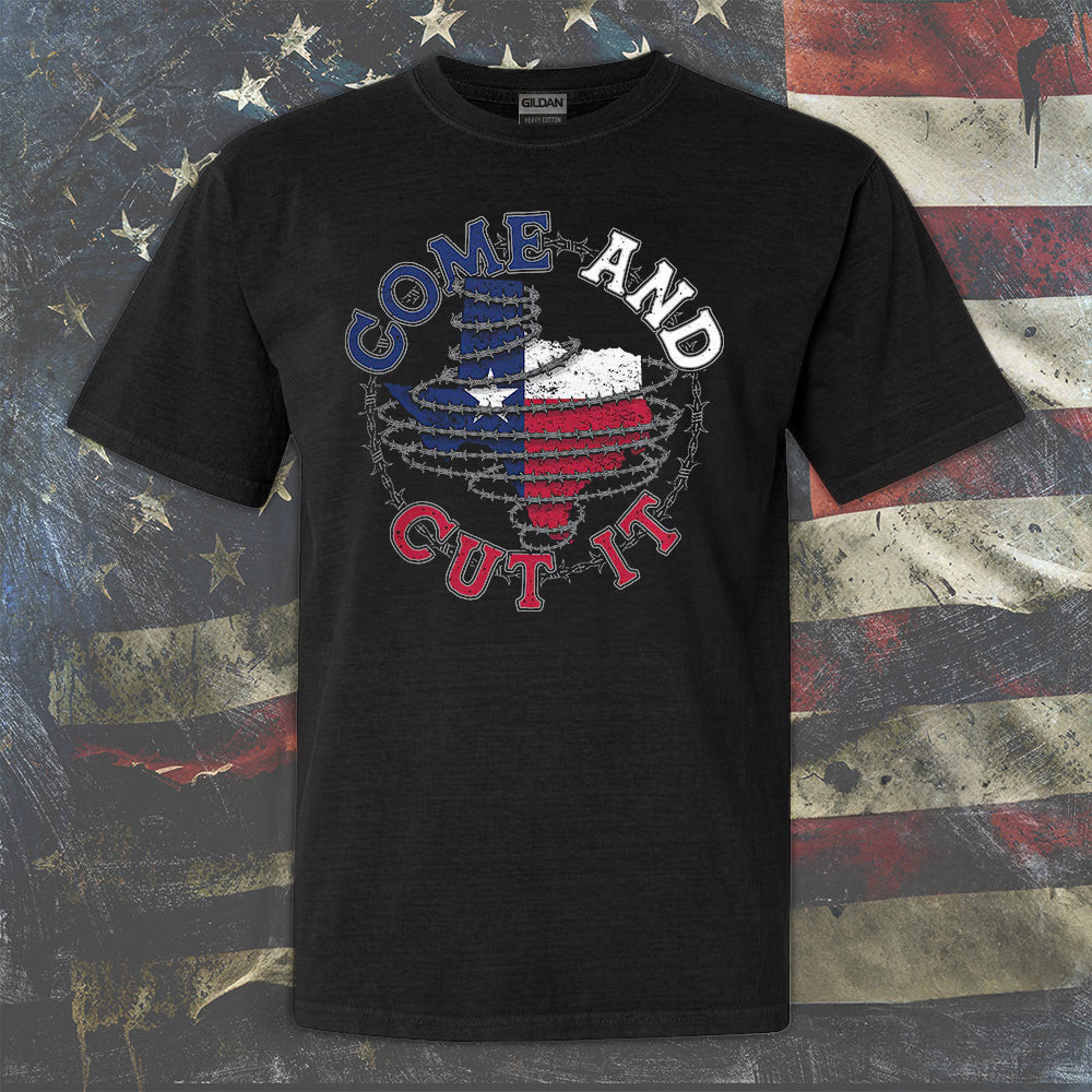 Come And Cut It Razor Wire Shirt I Stand With Texas T-Shirt Texas Strong Clothing Come And Cut It Razor Wire Shirt I Stand With Texas T-Shirt Texas Strong Clothing