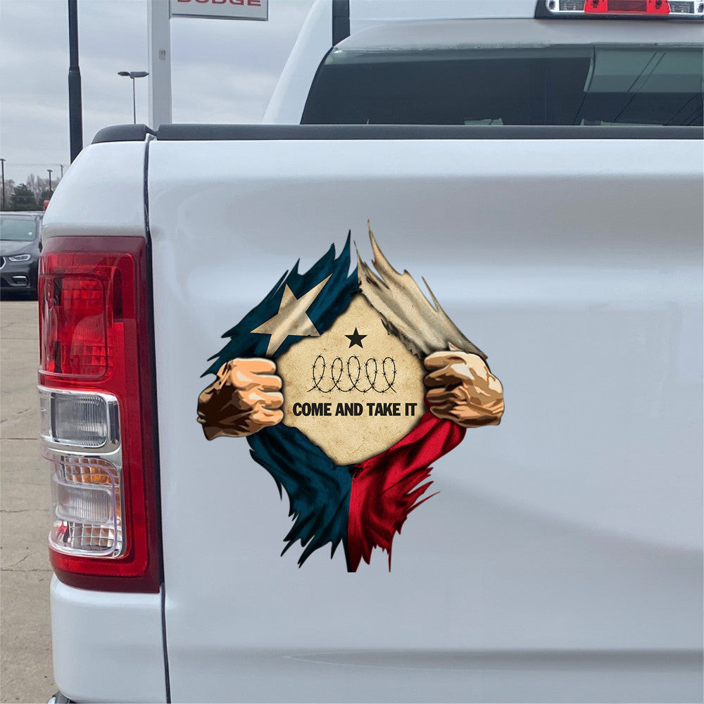 Come And Take It Barbed Wire Car Sticker Decal I Stand With Texas Merchandise Come And Take It Barbed Wire Car Sticker Decal I Stand With Texas Merchandise