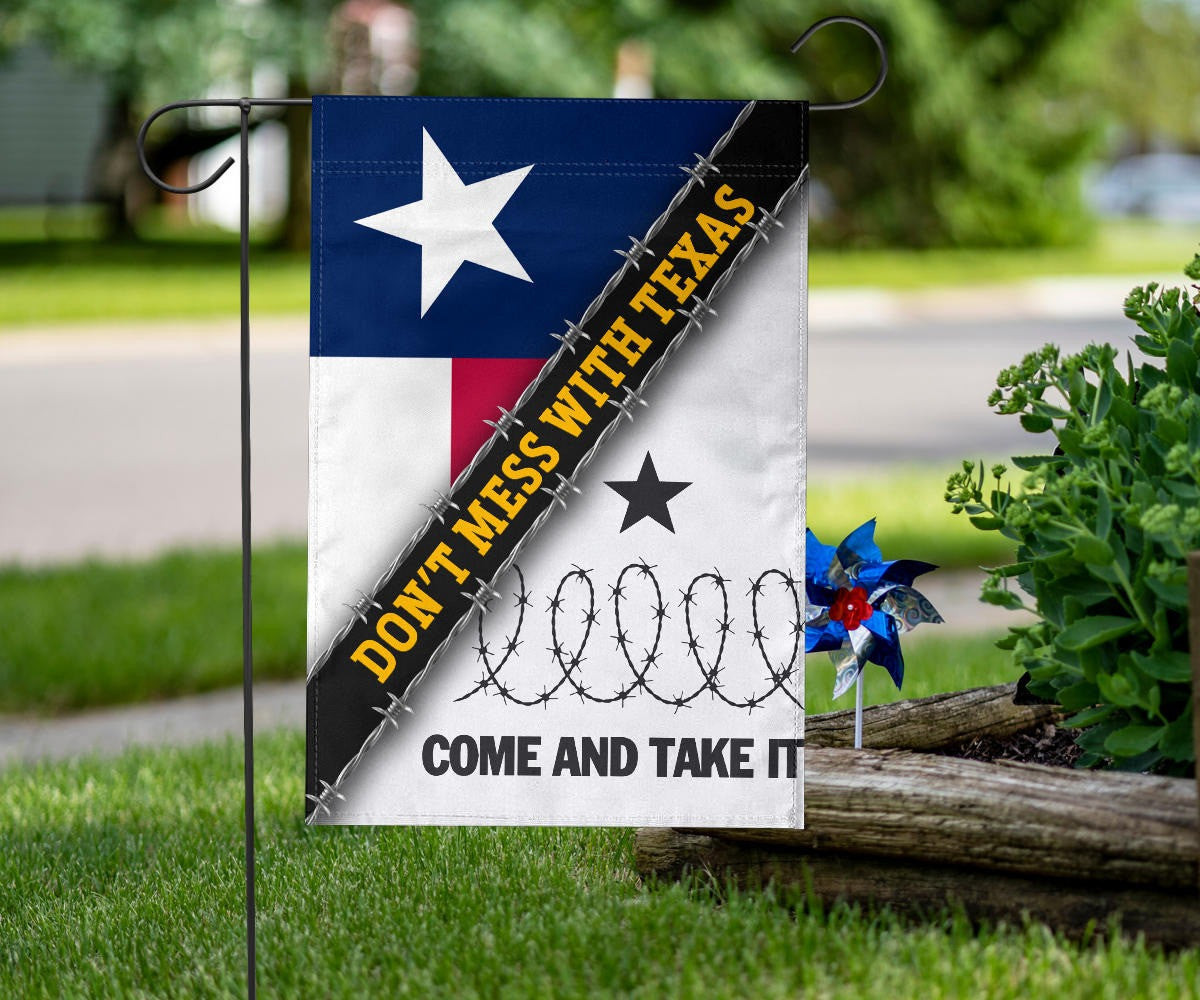 Come And Take It Barbed Wire Flag Don't Mess With Texas Flag Support Texas Strong Come And Take It Barbed Wire Flag Don't Mess With Texas Flag Support Texas Strong