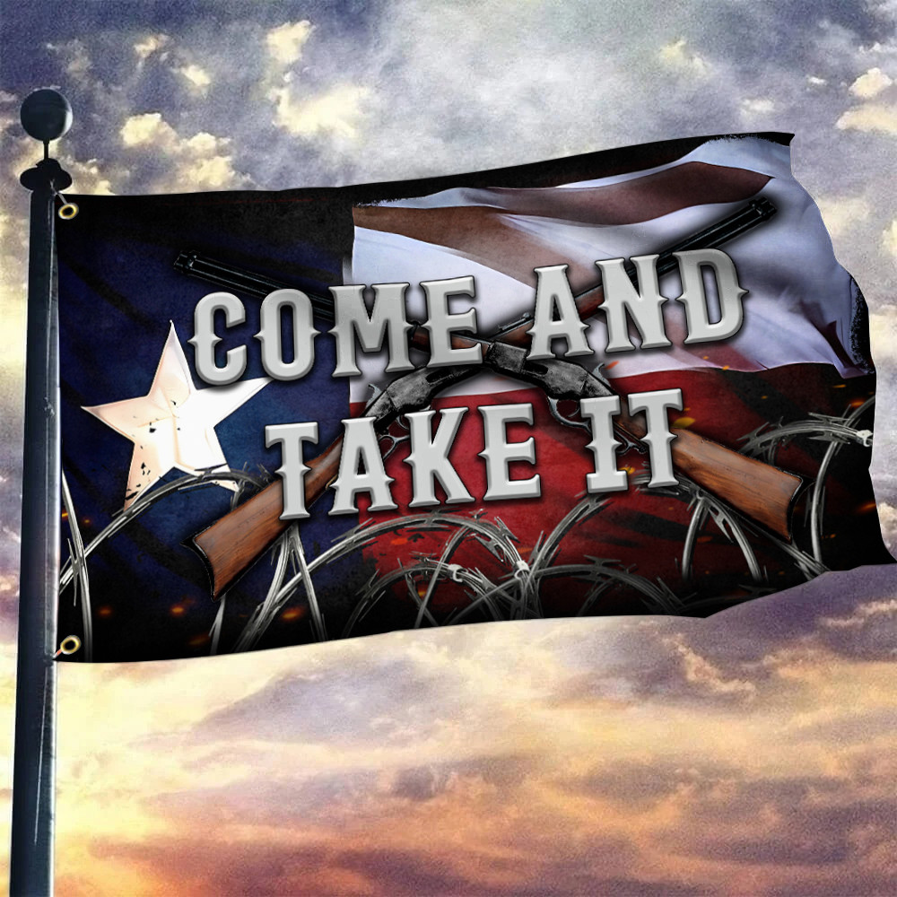 Come And Take It Barbed Wire Flag Texas Flag I Stand With Texas Merch Come And Take It Barbed Wire Flag Texas Flag I Stand With Texas Merch