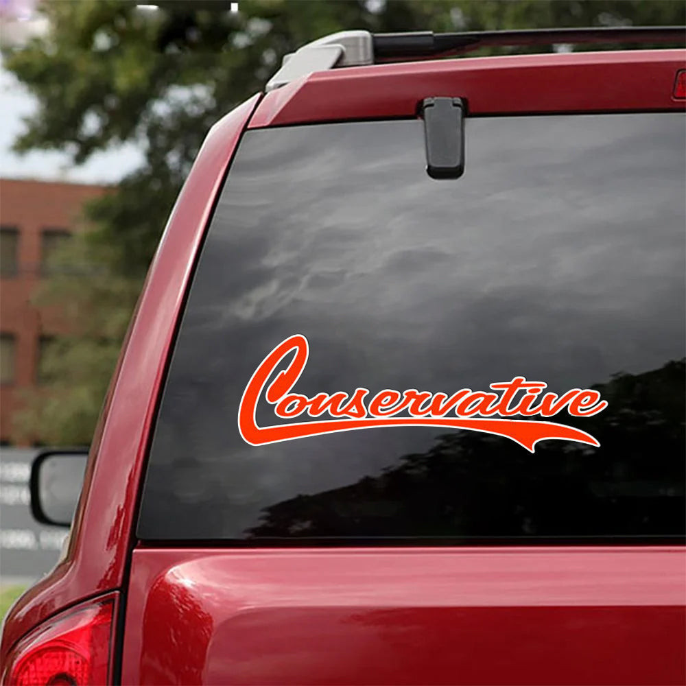 Conservative Car Stickers Funny Political Car Decal Republican Merchandise Conservative Car Stickers Funny Political Car Decal Republican Merchandise