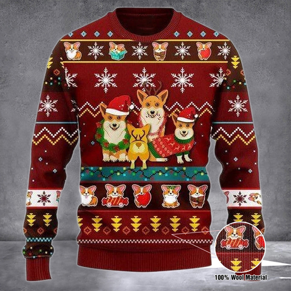 Corgi Ugly Christmas Sweater Merry Corgmas Sweater Gift For Dog Lovers Corgi Ugly Christmas Sweater Merry Corgmas Sweater Gift For Dog Lovers