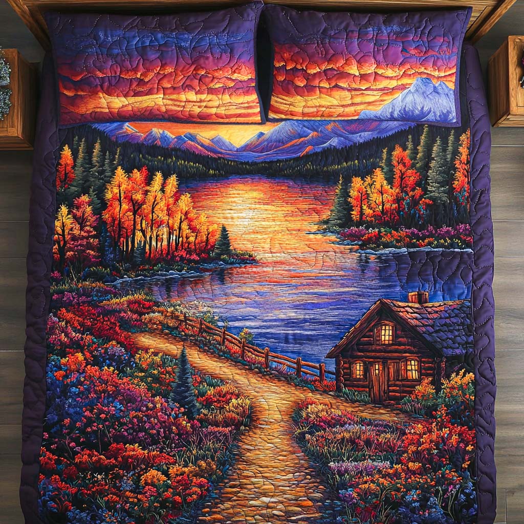 Country Hearth Quilted Bedding Set Duvet Cover Bedspreads Christmas Family Basket Country Hearth Quilted Bedding Set Duvet Cover Bedspreads Christmas Family Basket