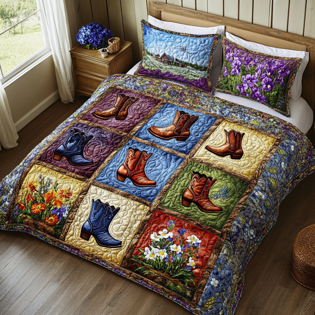 Cowboy Essence Quilted Bedding Set Duvet Cover Bedspread Country And Western Gifts Cowboy Essence Quilted Bedding Set Duvet Cover Bedspread Country And Western Gifts