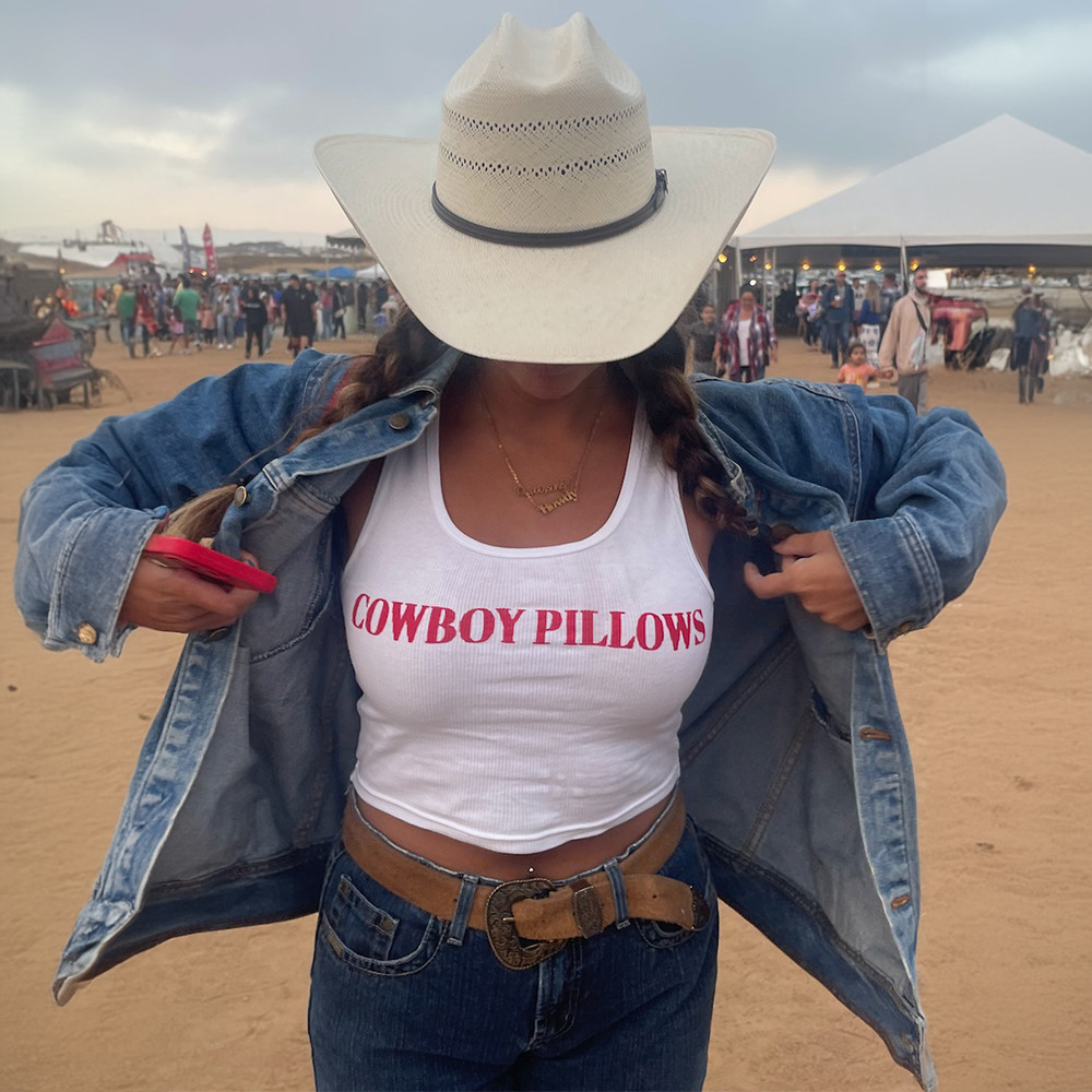 Cowboy Pillows Shirt Tank Top For Women Funny Clothing Gifts For Wife Girlfriend Cowboy Pillows Shirt Tank Top For Women Funny Clothing Gifts For Wife Girlfriend